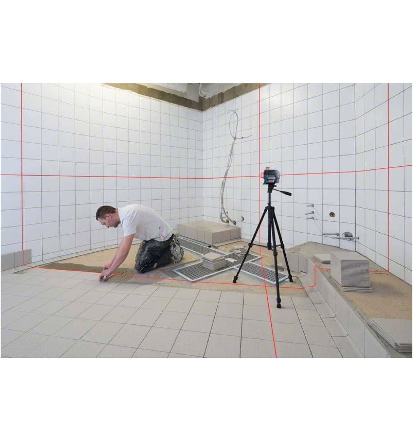 Laser liniowy Bosch Professional GLL 3-80C 0601063R05 Maksymalny zasięg: 30 m-2