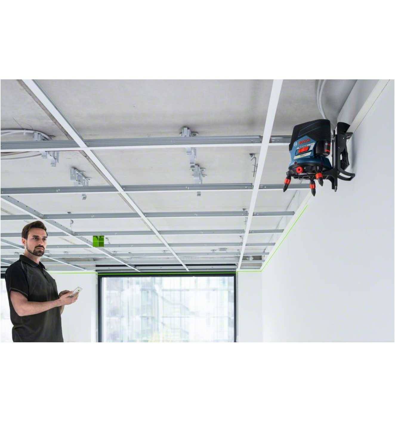 Laser punktowy i liniowy Bosch Professional GCL2-50 CG+RM2 0601066H00 Maksymalny zasięg: 20 m-3