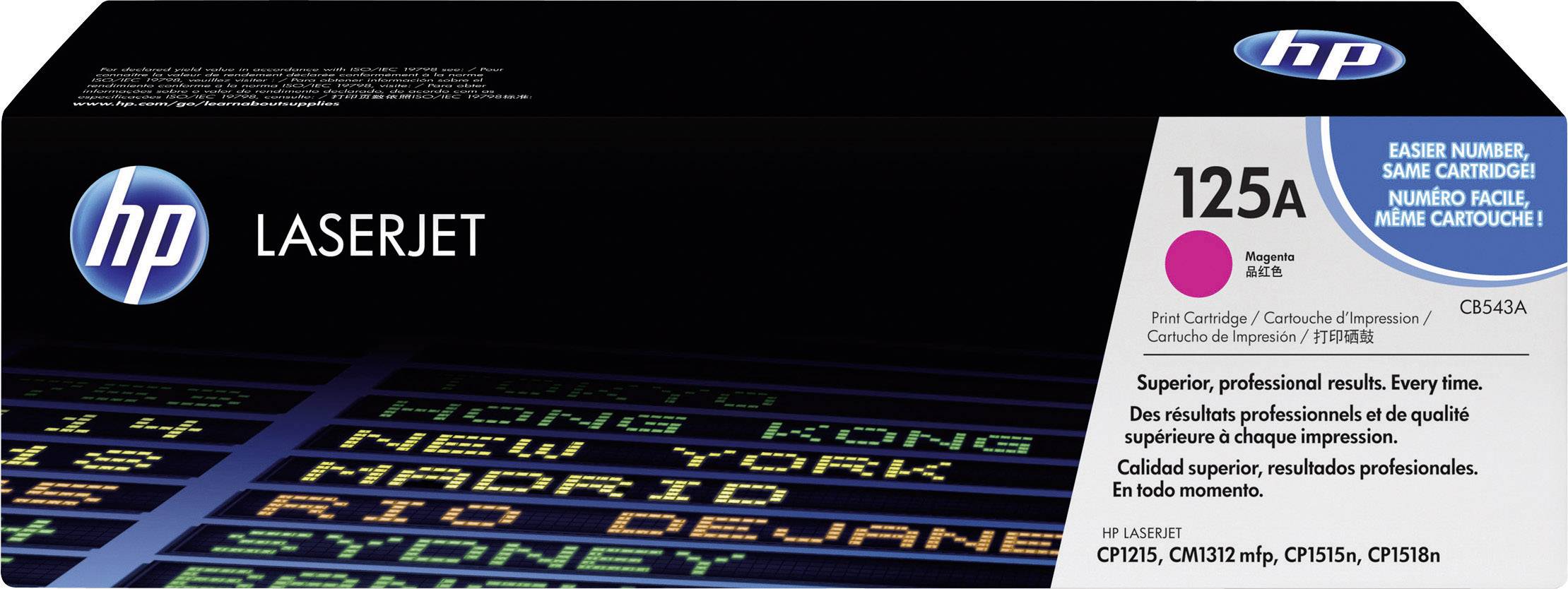 Тонер HP CB543A, оригінальний, магнітний