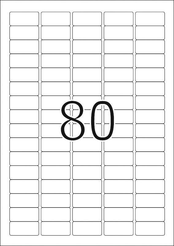 Універсальна етикетка Herma 4336 35,6 x 16,9 мм Білий папір 2000 шт. Міцний струменевий принтер, лазерний принтер, кольоровий лазе