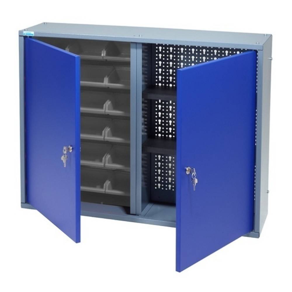 Küpper 70327 Szafka narzędziowa do powieszenia (D x S x W) 190 x 800 x 600 mm niebieski, srebrny-1