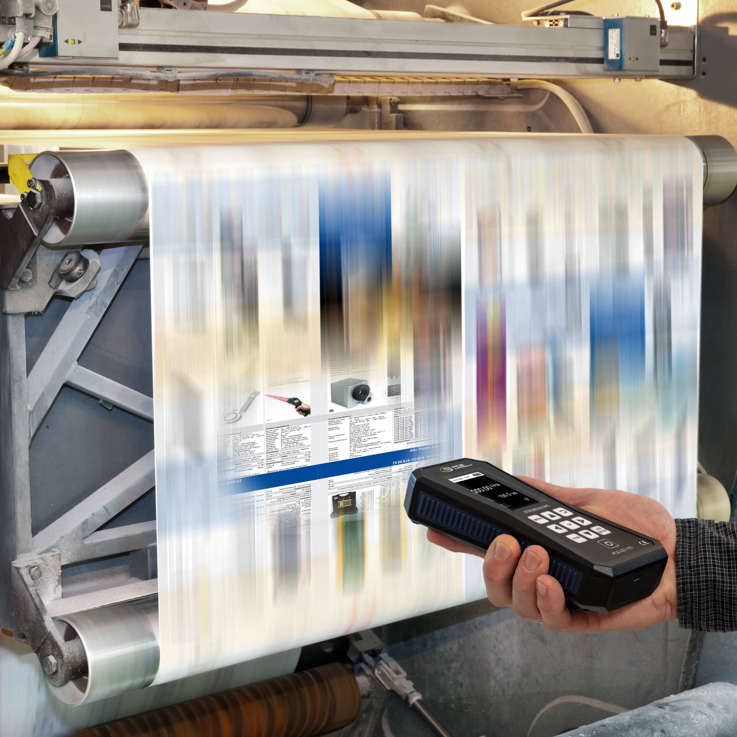 PCE Instruments Stroboskop LED Ilość diod LED:3 szt. zimna biel-4