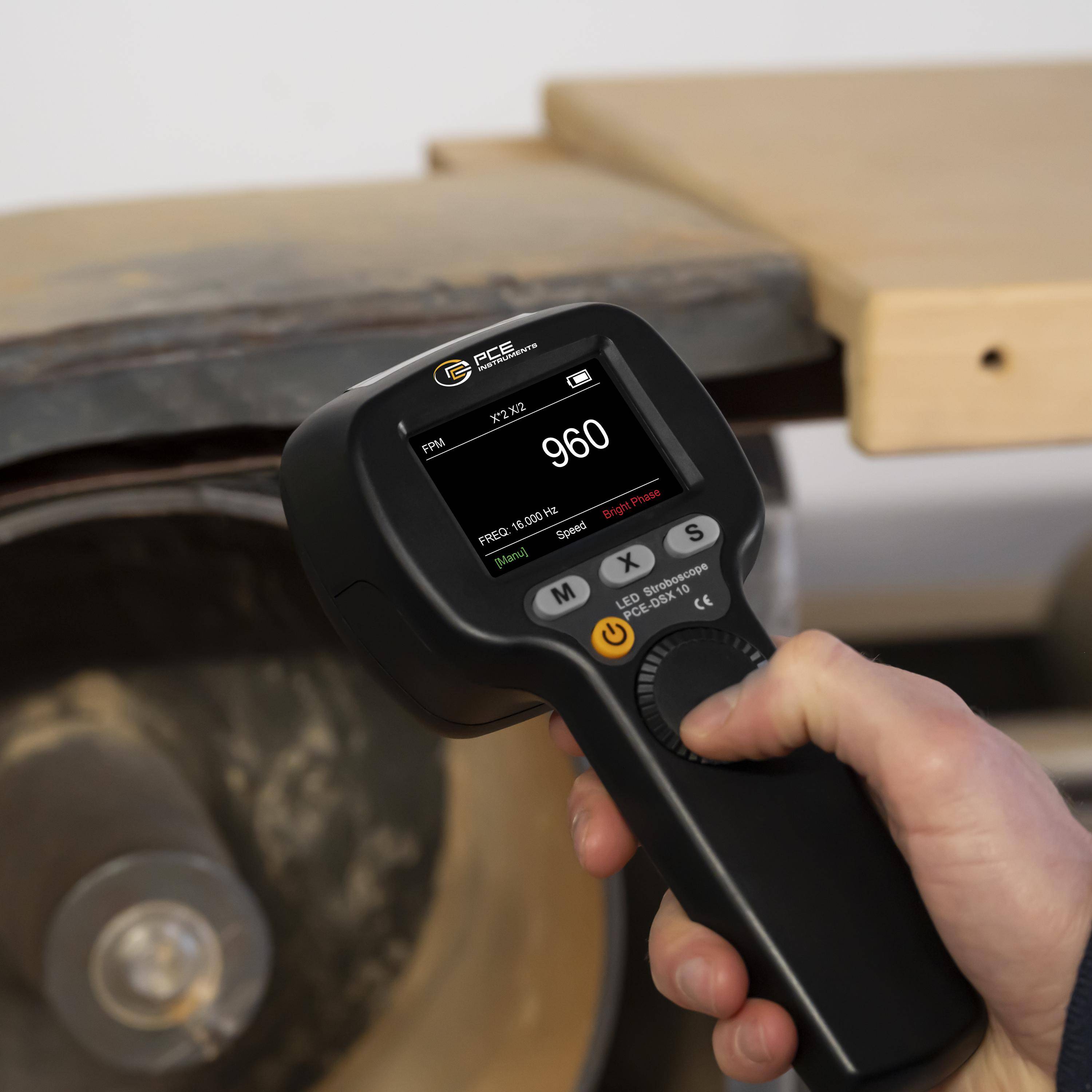 Stroboskop PCE Instruments PCE-DSX 10 optyczna 60 - 999999 U/min-4