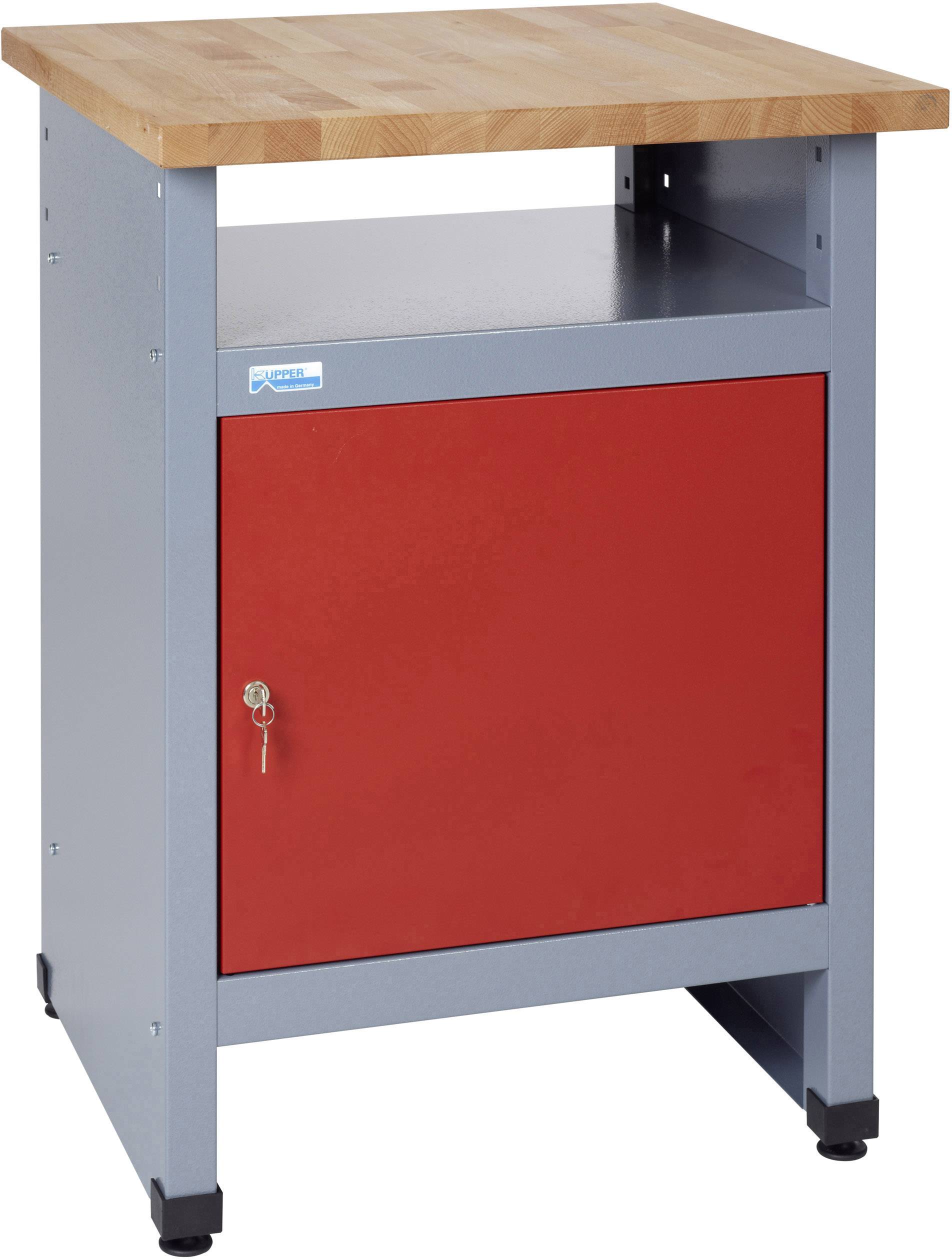 Küpper 12092 Mały stół warsztatowy Küpper 12092 (S x W x G) 600 x 840 x 600 mm czerwony, srebrny (S x W x G) 600 x 840 x
