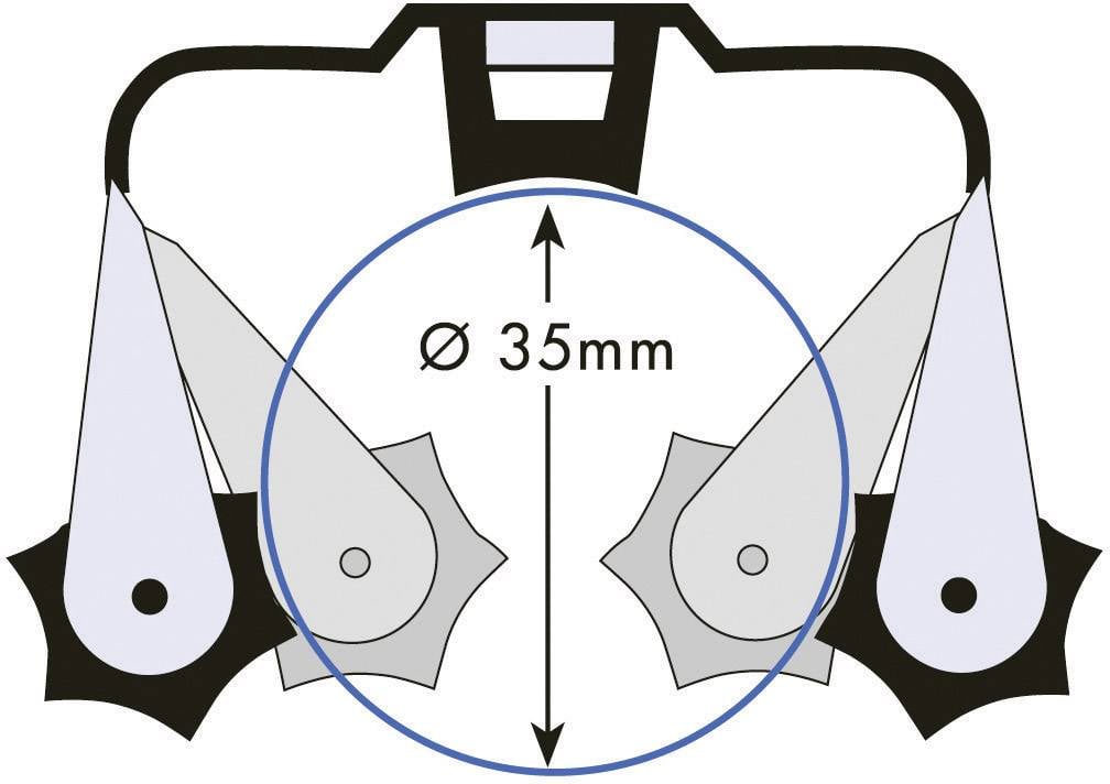 Тримач інструменту Prax 40 145, 0,8 x 35 мм, комплект, 6 предм.