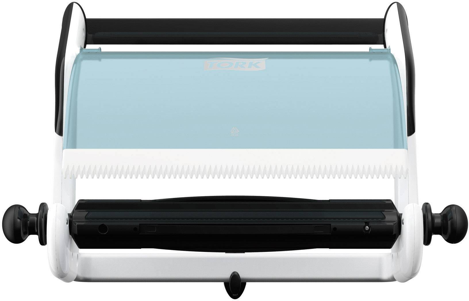 TORK 652100 652100 Диспенсер для рушників з ручкою, пластик, сталь, бірюзовий, білий 1 шт.