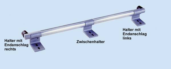 Uchwyt rury aluminiowej systemu szynowego Krause 810212