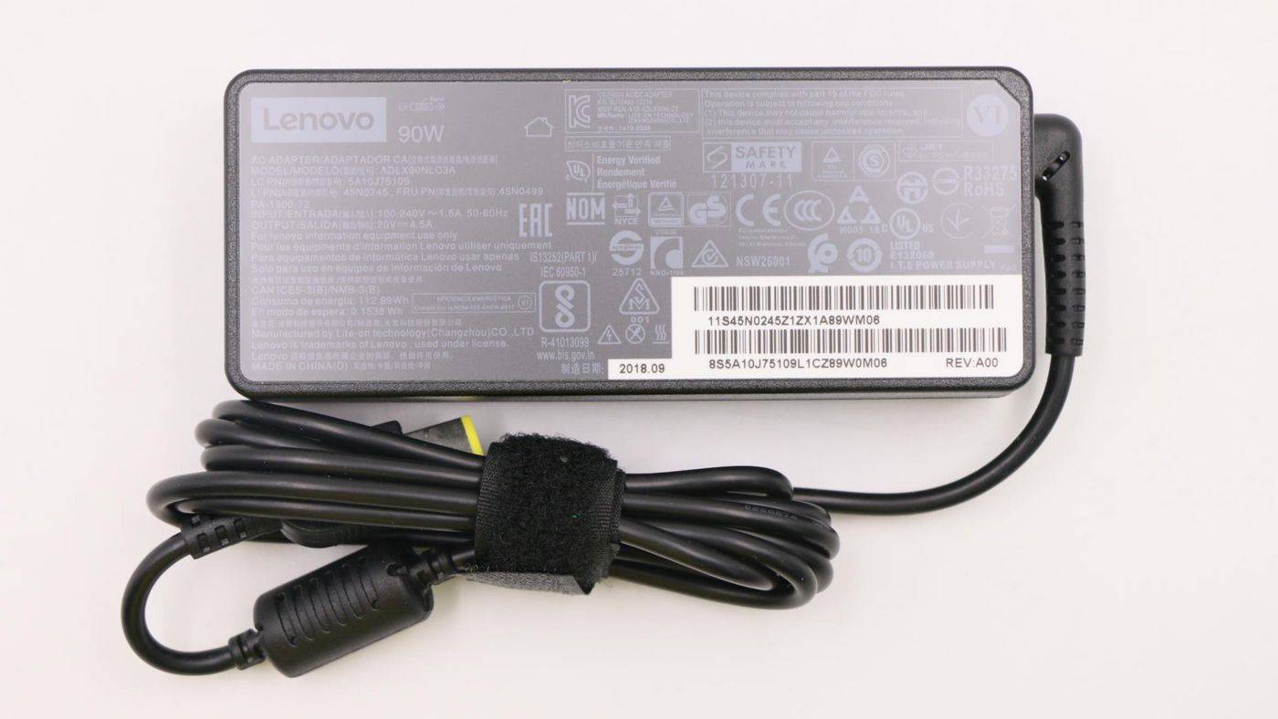 Lenovo 5A10J75109 Alimentation PC portable 90 W 20 V 4.5 A