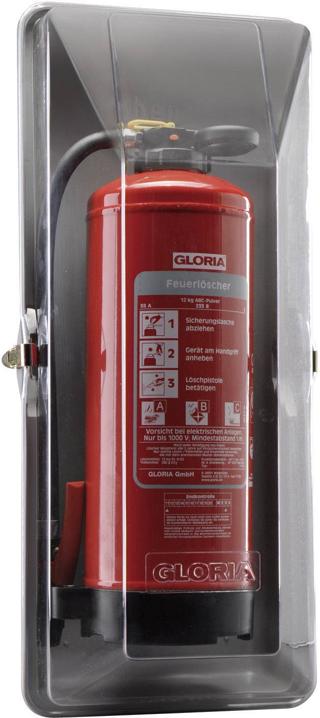 Gloria Feuerlöscherschutzhaube / Schutzschrank KWH-12 aus Kunststoff Захисний чохол для вогнегасників Вміст 1 шт.