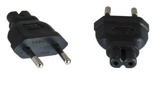 MicroConnect PEEUC7AD Fiche Euro   230 V noir