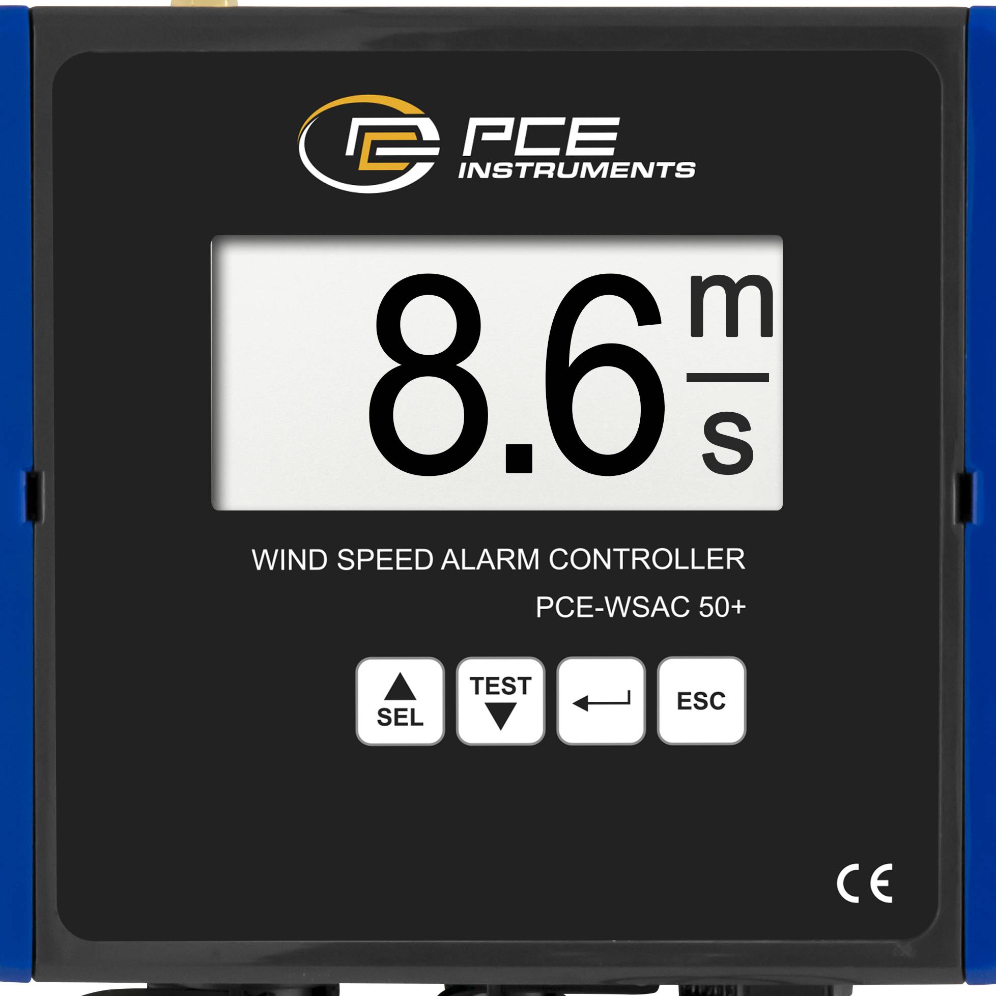 PCE Instruments Anemometr 0 do 50 m/s funkcja dataloggera-4