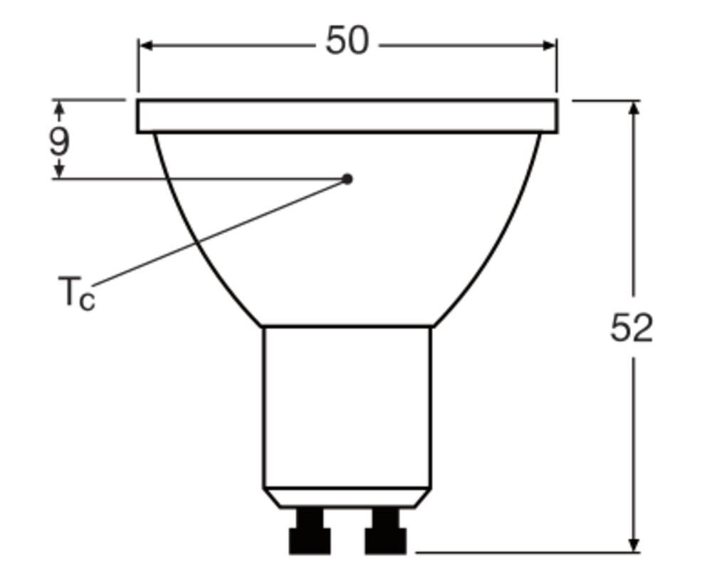 Żarówka LED OSRAM HOMELIGHTING 4058075433663 GU10 7 W = 80 W 575 lm ciepła biel 1 szt.-3