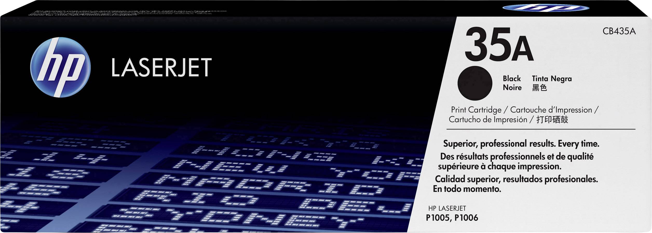 Тонер HP CB435A, оригінальний, чорний