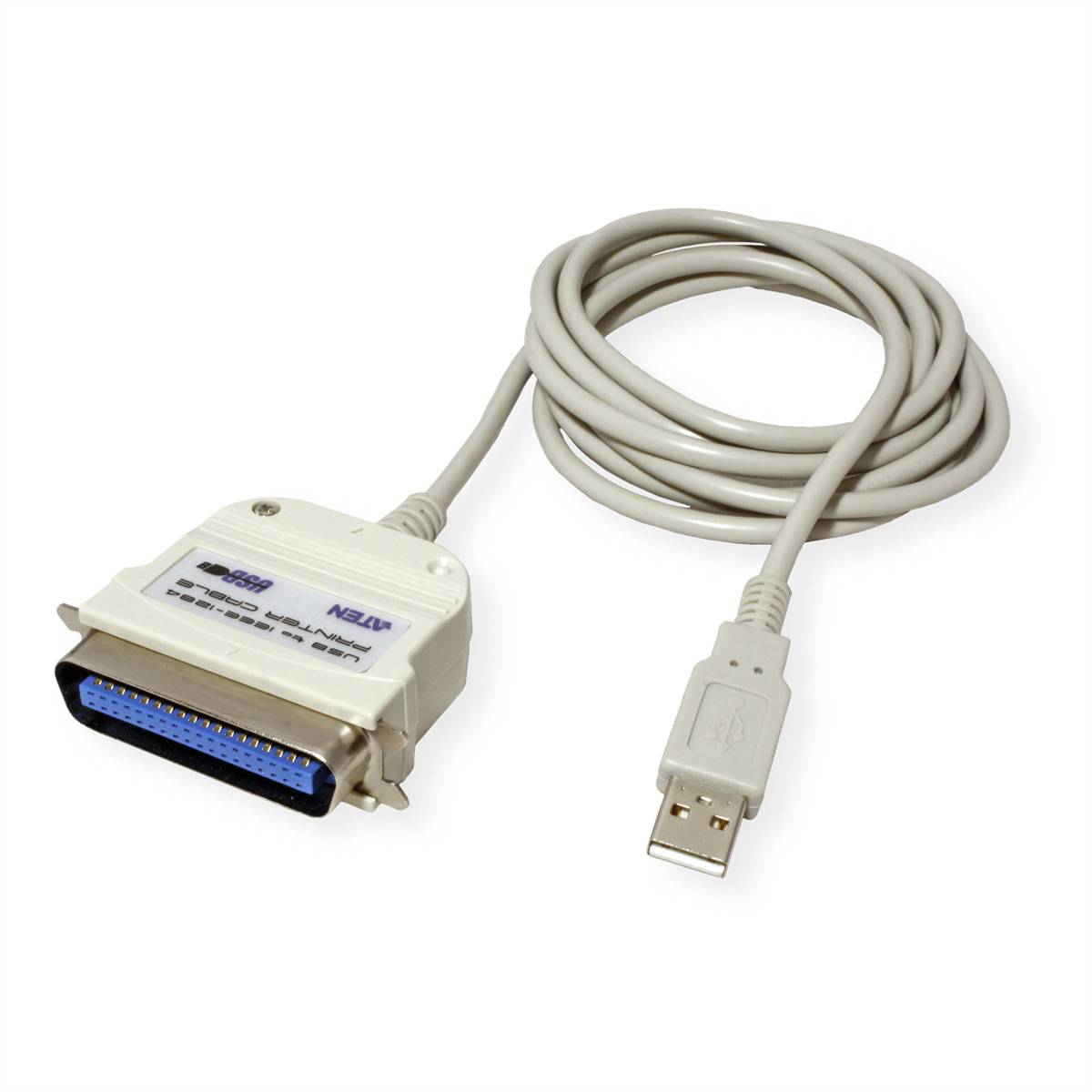 ATEN USB 1.1 adapter [1x złącze żeńskie Centronics - 1x złącze męskie USB-A 1.1] UC1284B 1.80 m-2