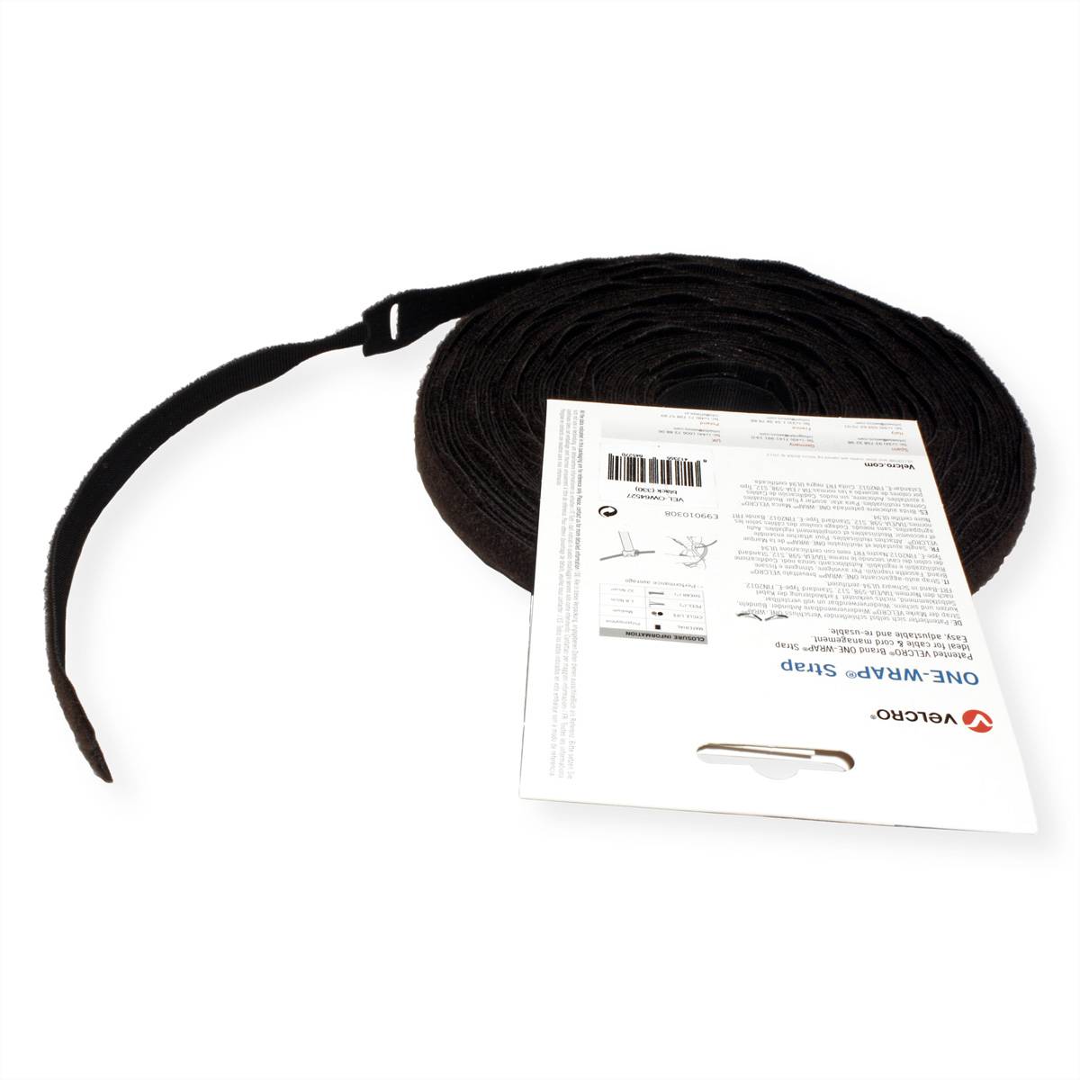 Pasek na rzep VELCRO® VELCRO ONE-WRAP - Klettverschluss - 20 mm - 20 cm - Schwarz (Packung mit 100) VEL-OW64527, (D x S)-2