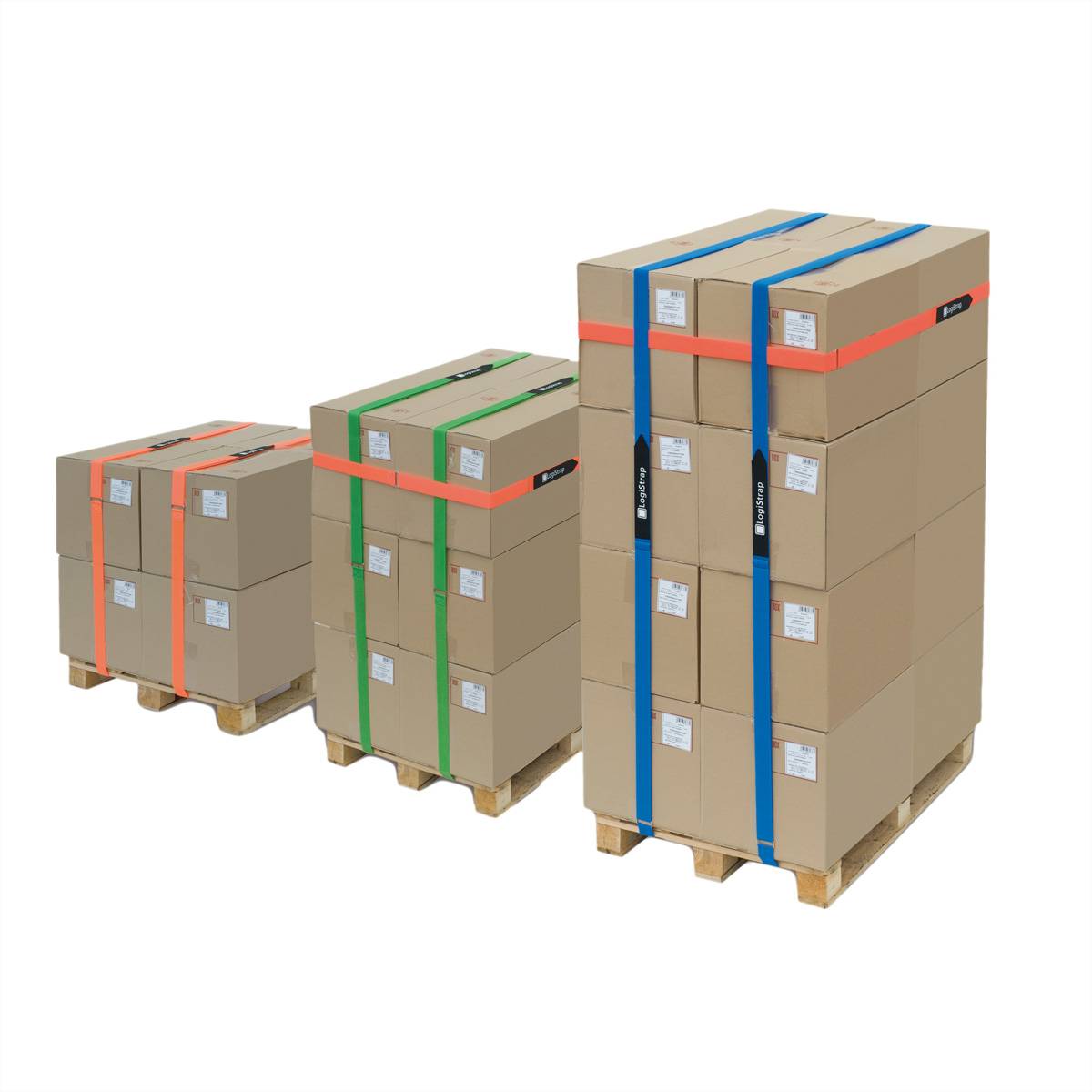 Paski VELCRO® Logistrap® 50 mm x 6 m, 2 sztuki, zielone-1