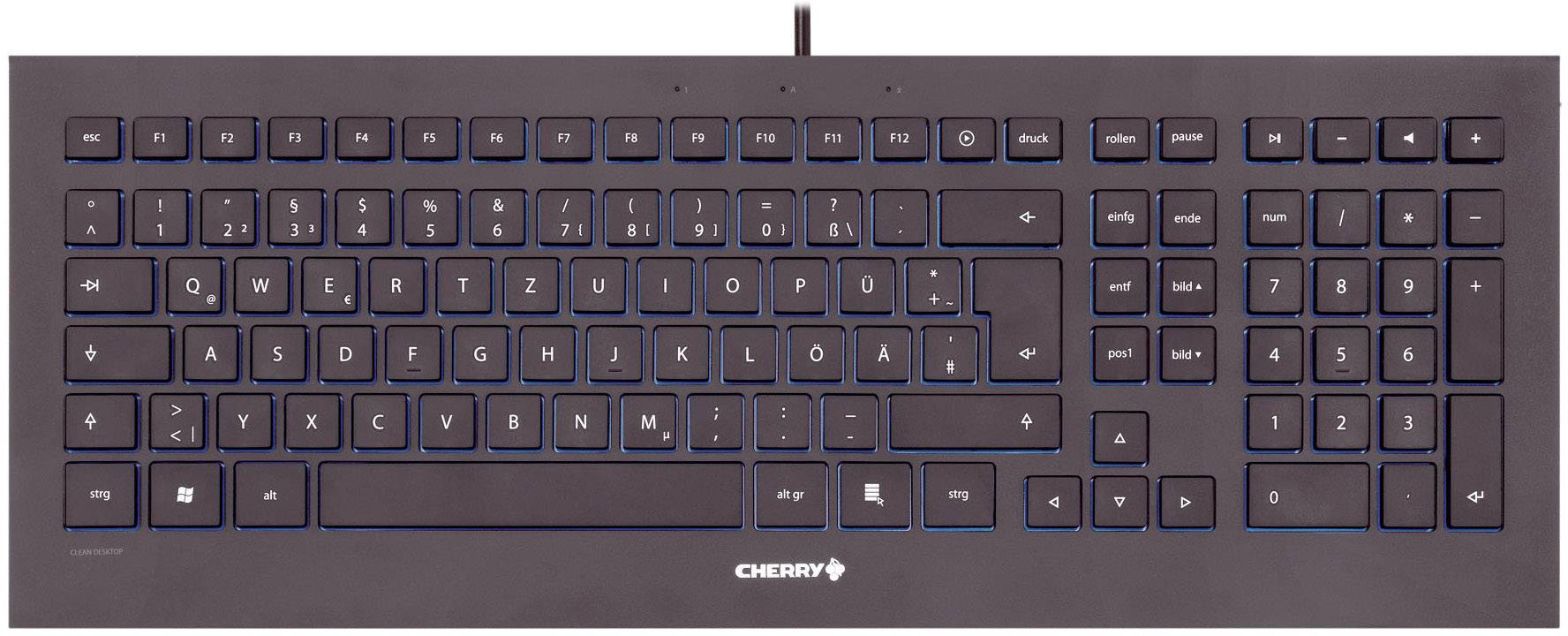 Klawiatura CHERRY Strait JK-340 czarny Wodoszczelne