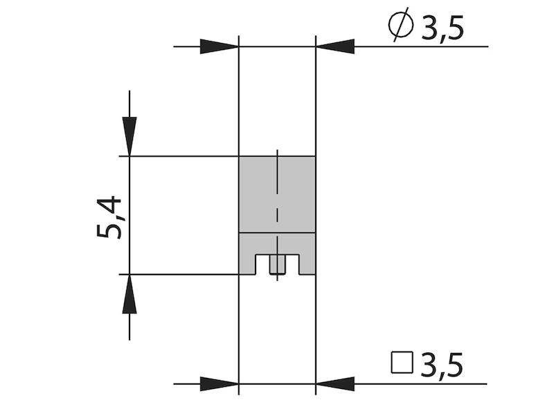 Złącze MMCX Telegärtner J01341A0141 100025113 złącze, proste 50 Ω 1 szt.-3