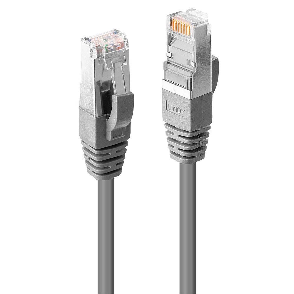 kabel LAN LINDY 45596, 1 szt., RJ45, CAT 6, S/FTP, 90.00 m, szary-1