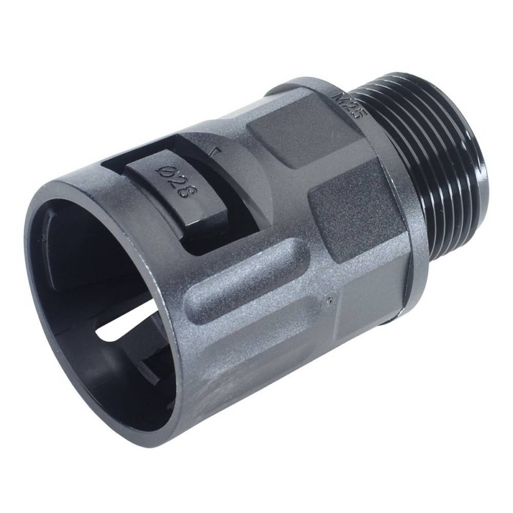 LAPP 65500403 SILVYN® FLEXILOK M 12x1,5 /10 BK Złącze śrubowe do węża czarny M12 10 mm prosty 10 szt.