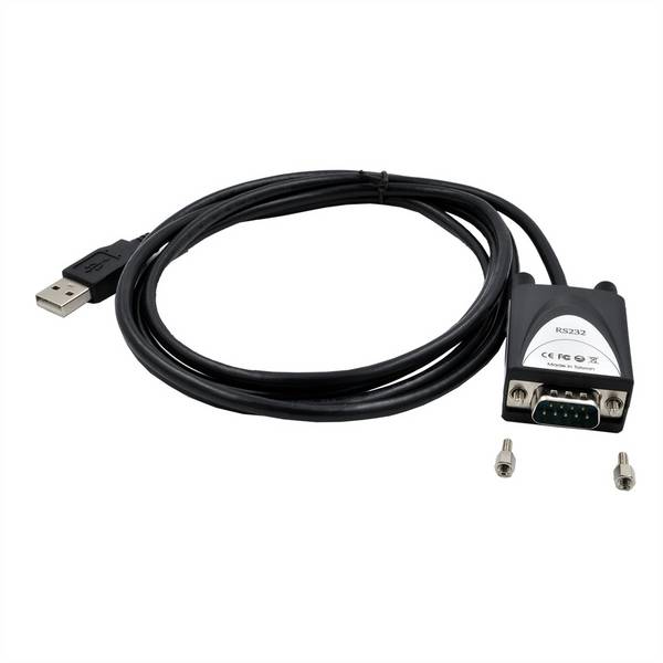 Exsys do komputerów adapter  Exsys - Serieller Adapter - USB - RS-232 - Schwarz 1.80 m