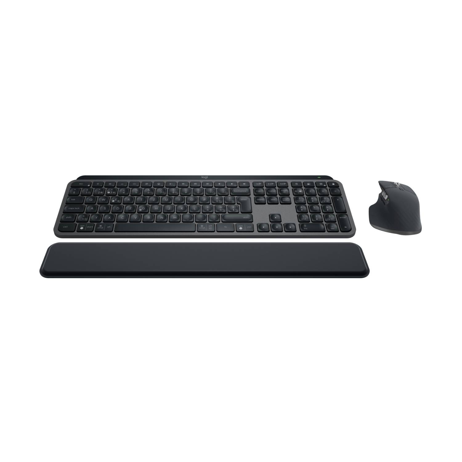 Klawiatura, zestaw myszy Logitech Logitech MX Keys S Combo - Tastatur-und-Maus-Set z klawiaturą numeryczną, Podkładka po-0