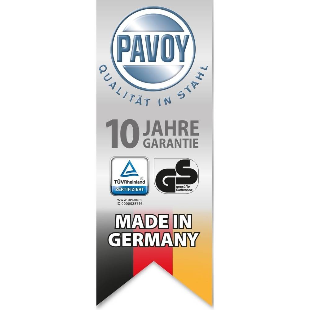 Pavoy 58580-200-000 Stół warsztatowy (S x W x G) 2000 x 900 x 700 mm szary błyszczący-1