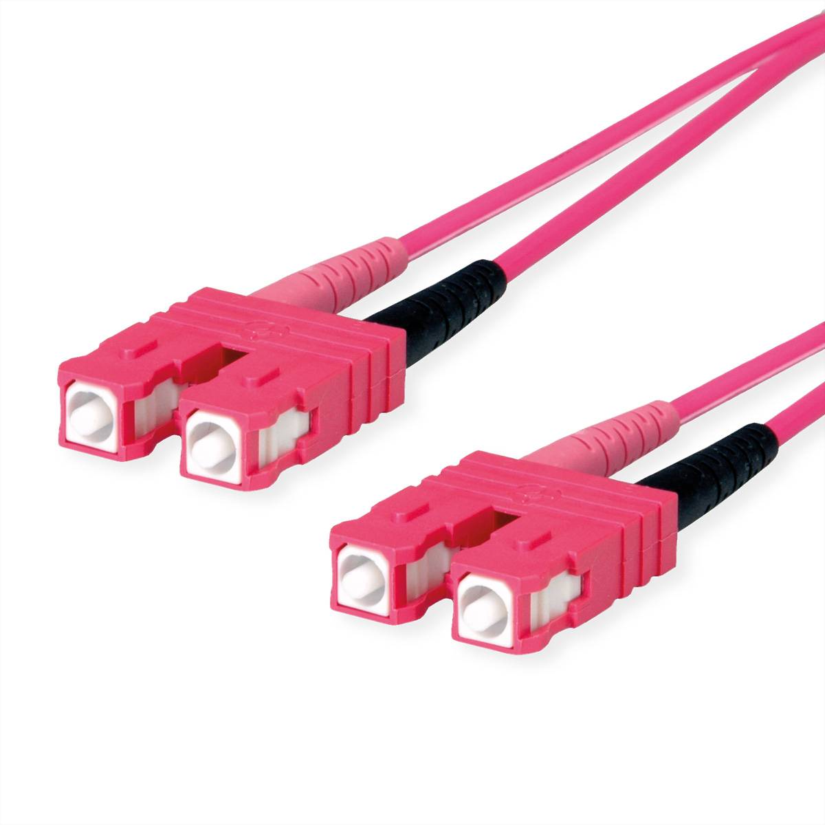 Telegärtner L00881A0038 światłowodowe do światłowodów kabel 2 m fioletowy Multimode OM4-0