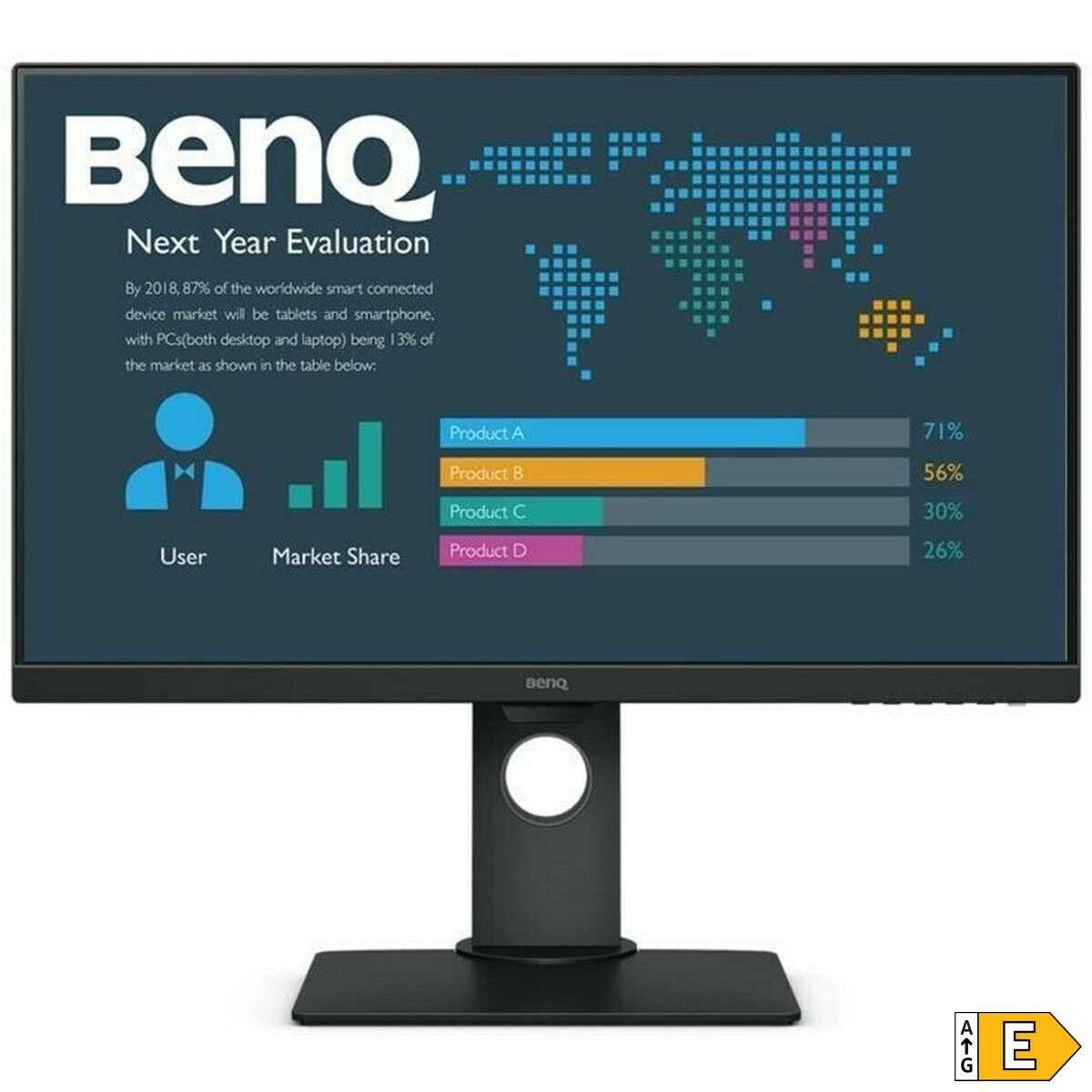 Монітор BenQ BL2790T EEK E (A - G) 68,6 см (27 дюймів) 1920 x 1080 пікселів 16:9 5 мс HDMI, DisplayPort РК-дисплей (IPS)