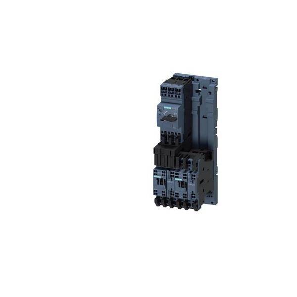 Siemens 3RA2220-1GF24-0BB4 3RA22201GF240BB4 Rozrusznik nawrotny Moc silnika przy 400 V 2.2 kW 690 V Natężenie znamionowe 4.9 A