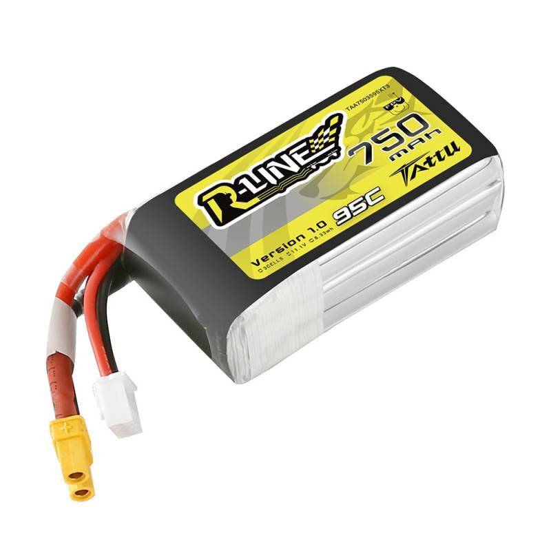 Pakiet akumulatorów (LiPo) 11.1 V 750 mAh 95 C Tattu Softcase-1
