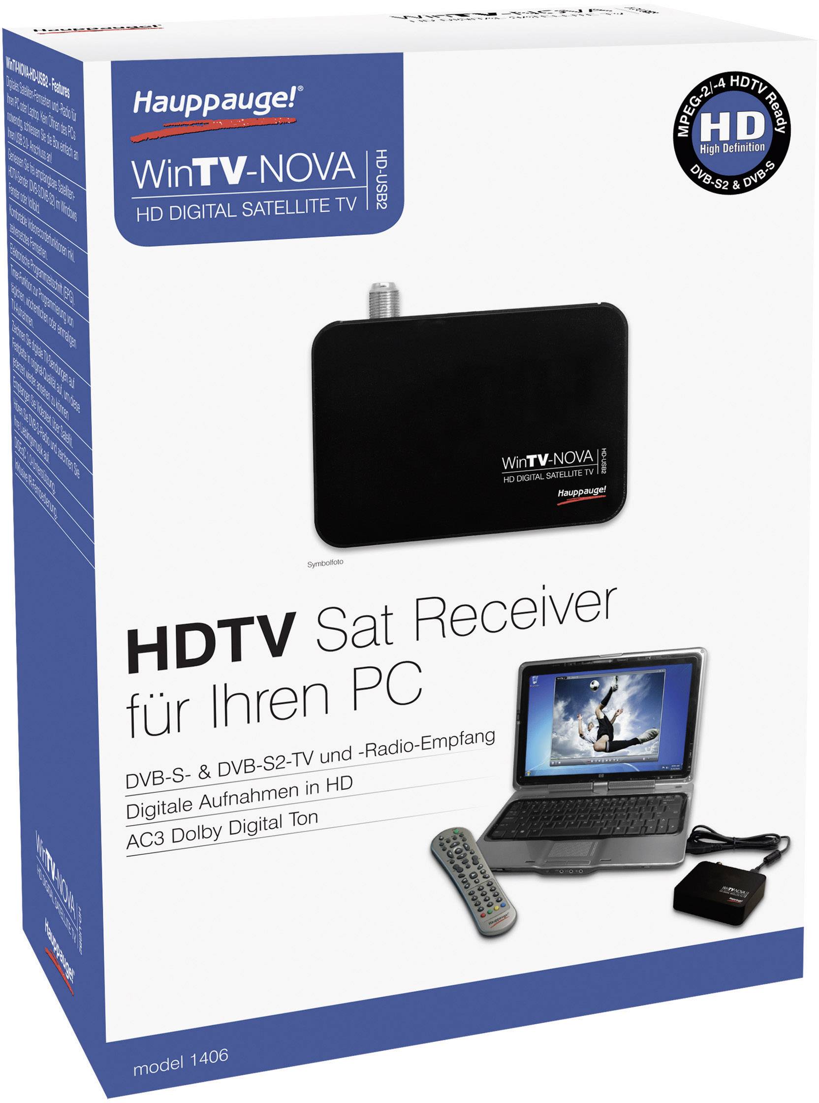 Hauppauge WinTV-soloHD Modèle 01589 - Tuner TV USB - TNT-HD, Télévision Numérique TNT (DVB-T2