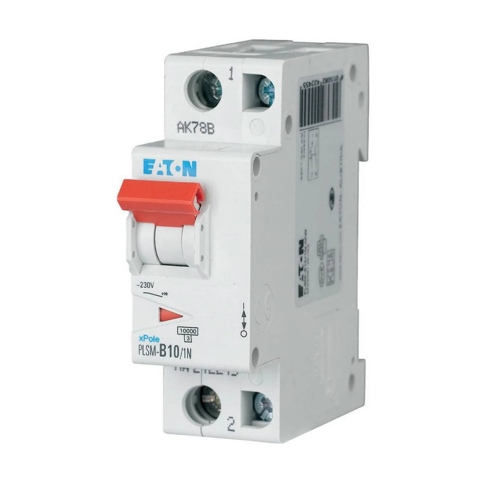 Eaton Y7-242268 PLSM-C10/1N-MW Wyłącznik automatyczny 1 styk 10 A 230 V/AC