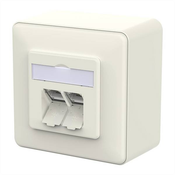 Metz Connect 130D380002-I Złącze męskie IDC METZ CONNECT E-DAT C6A IDC Dose, 2 Port,, 1 szt.