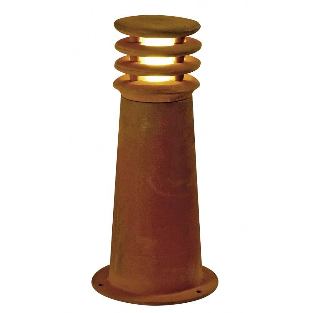 SLV 229020 Rusty Round 40 Lampa zewnętrzna, stojąca lampa energooszczędna E-27 11 W żelazowy (rdzawy)-5