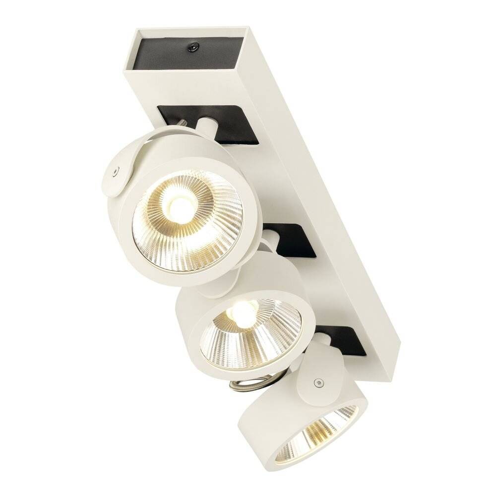Lampa sufitowa LED SLV 1000132 47 W 3000 lm biały, czarny-2