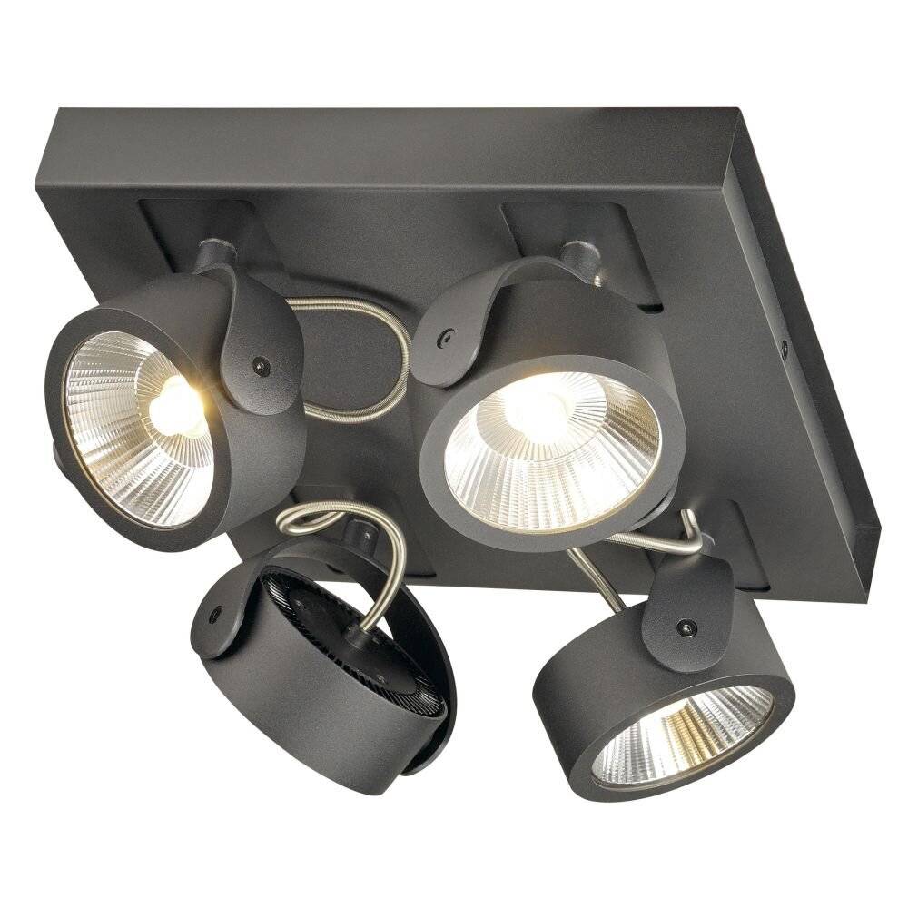 Lampa sufitowa LED SLV 1000135 60 W 4000 lm czarny-2