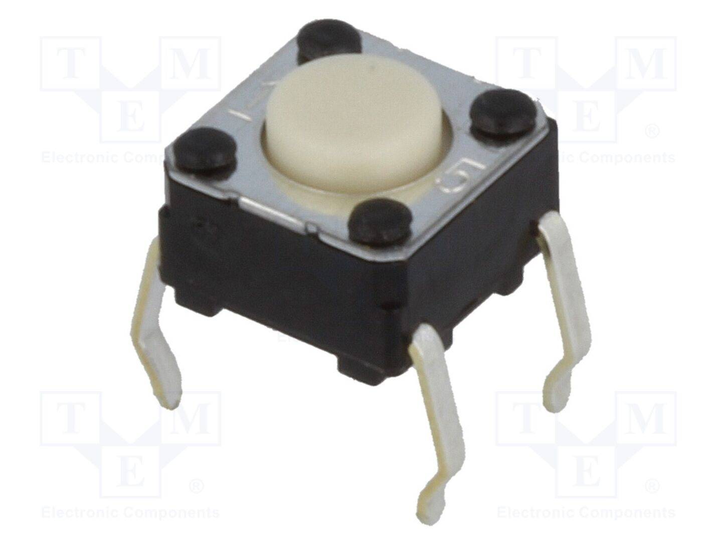Aratas B3F-1000 Przycisk Mikroschalter TACT 0,05A/24VDC Pos: 2 SPST-NO THT B3F Fehlen, 24 V/DC, 0.05 A, 1 szt.