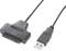 Adapter kabla SATA na USB umożliwia podłączenie dysków twardych SATA do portów USB w celu transferu lub kopii zapasowej danych.
