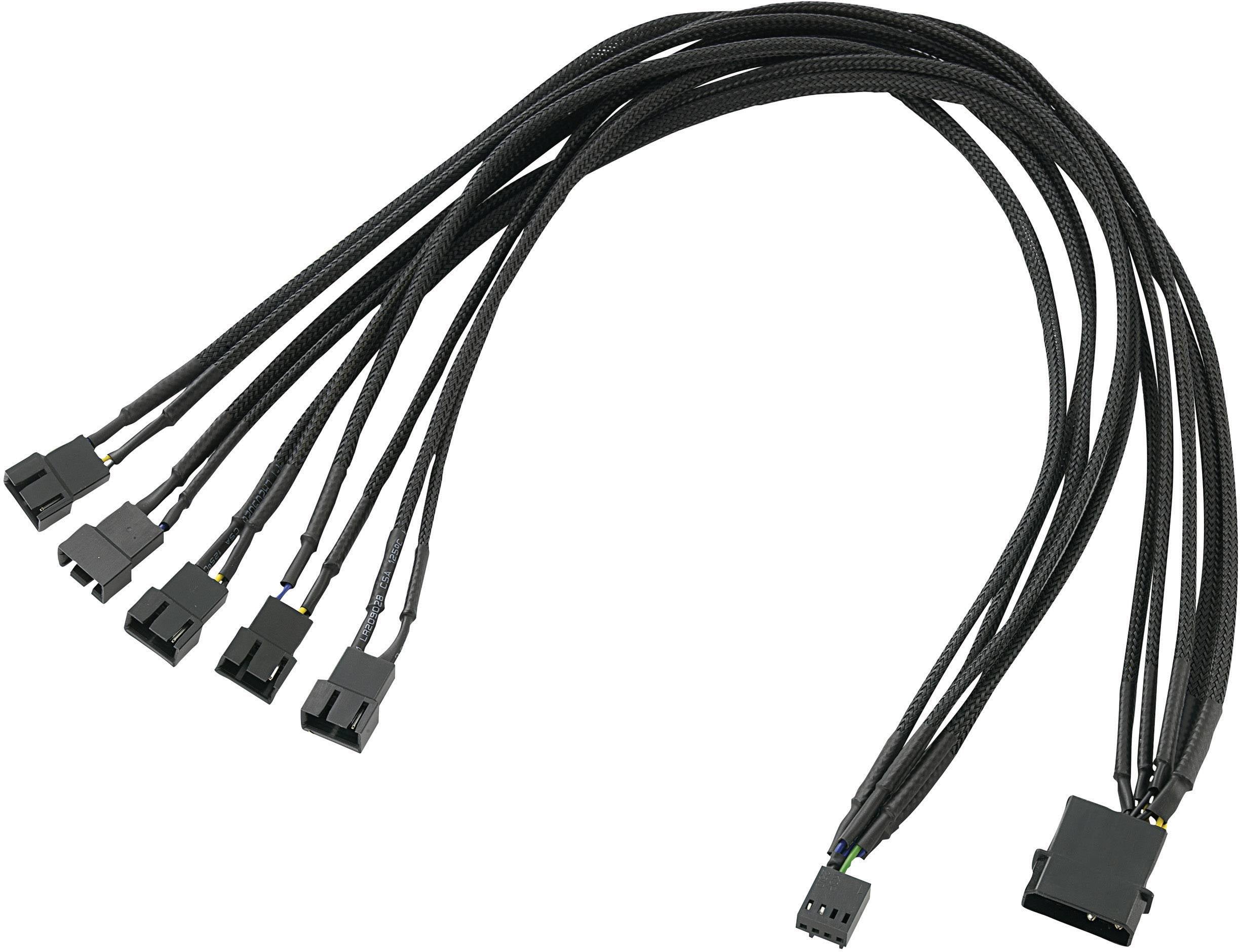kabel Y do wentylatorów PC Akasa Akasa FLEXA FP5 0,45 m (Akasa FLEXA FP5 Smart PWM cable for 5 PWM case fans. [AK AK-CBF