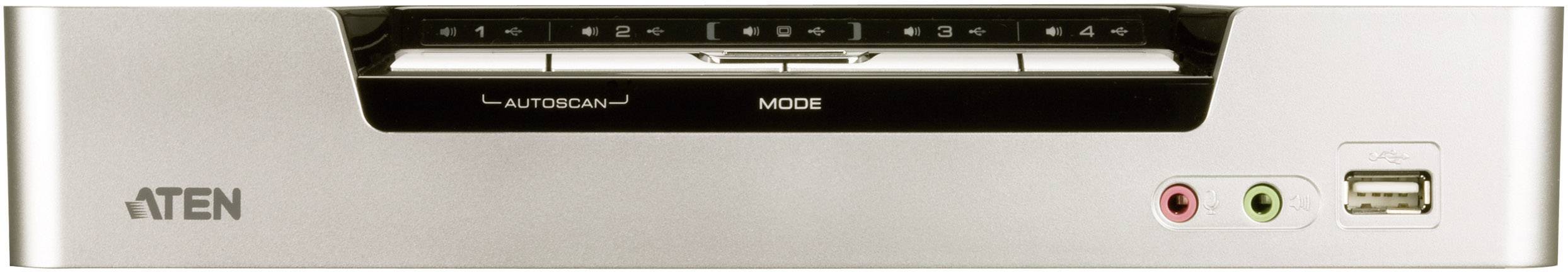 KVM-перемикач, HDMI ATEN CS1794-AT-G, USB, 1920 x 1200 пікселів, кількість перемиканих ПК: 4