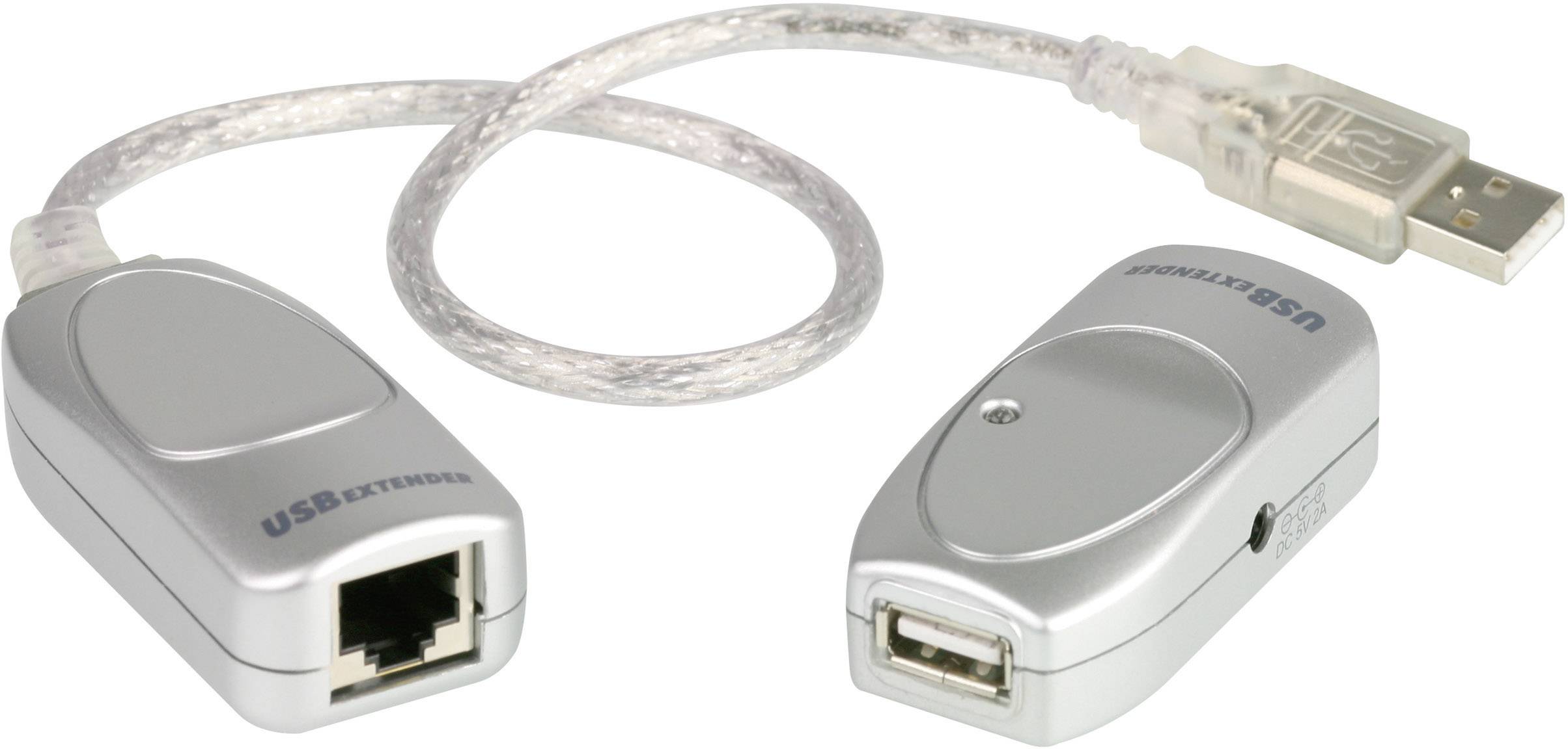 ATEN UCE60 Подовжувач UCE60, USB 1.1 - USB 1.1, через мережевий кабель RJ45, 60 м