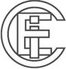Logo składające się z okrągłej tarczy z nakładającymi się na siebie literami 'E' i 'C' w centrum.