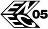 Logo 'ENEC 05' w kolorach czarno-białych. Symbolizuje europejską certyfikację bezpieczeństwa i jakości dla produktów elektrycznych.