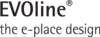 Logo 'EVOLine® the e-place design'<br><br>(Примітка: Оскільки це, схоже, власне ім'я/торгова марка, я зберіг оригінальні англійські/латинські символи та просто адаптував форматування до польського синтаксису.)