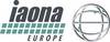 Logo 'IAONA Europe' z napisem i stylizowaną kulą ziemską z siatką połączeń, symbolizujące sieciowe powiązania w Europie.