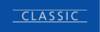 Obraz przedstawia niebieski prostokąt z białym, wyśrodkowanym słowem 'CLASSIC'.