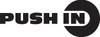 Obraz przedstawia słowo 'PUSH IN' napisane grubymi wielkimi literami z wyStylizowaną strzałką skierowaną w prawo.