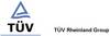 Logo grupy TÜV Rheinland z wyostrzonym trójkątem i napisem 'TÜV Rheinland'. Po lewej stronie trójkątne logo, po prawej stronie tekst.