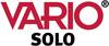 Logo 'VARIO SOLO' w czerwonych i czarnych literach.